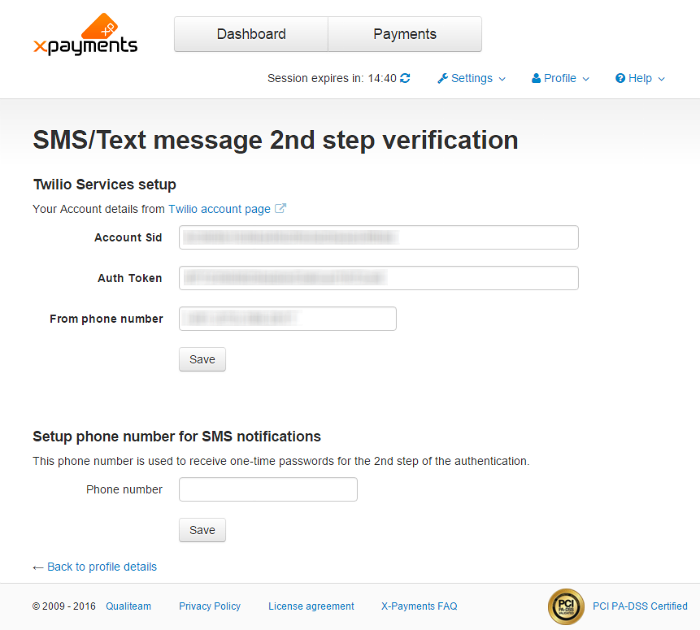 Xc3 2step sms method config.png