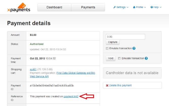 XP2.0 initial payment link.png