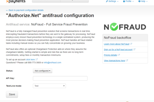 Nofraud settings page.png
