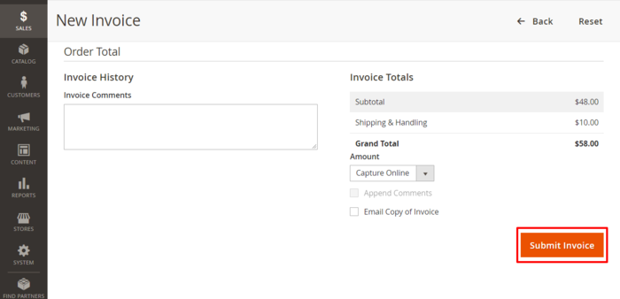 Magento2 order000000247 submit invoice.png