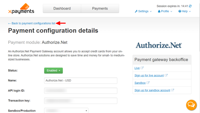 Xpc back2payment configurations list.png