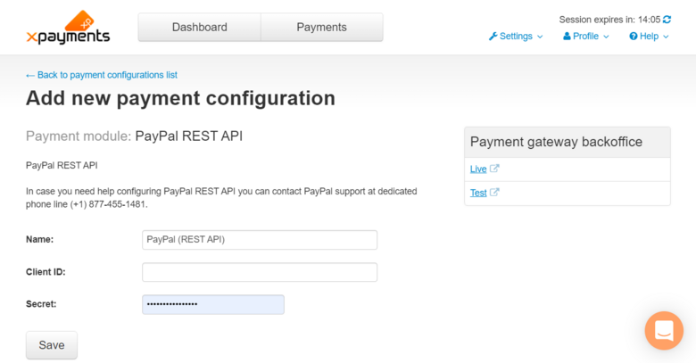 Pp rest api payment configuration add1.png