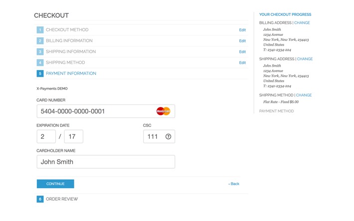 Magento screenshot
